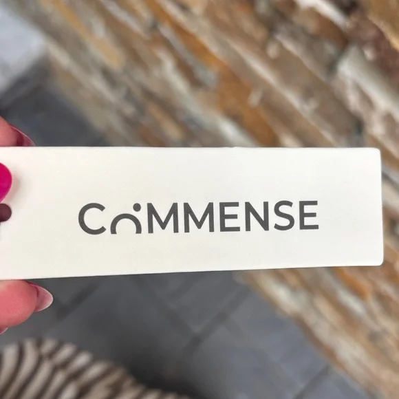 Commense Monochrome Striped Wide Leg Pants - Picture 4 of 4